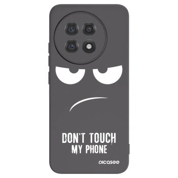 Picasee silikonowe czarne etui na OnePlus 13R 5G - Don't Touch My Phone