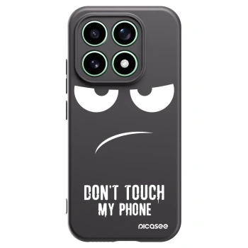 Picasee silikonowe czarne etui na Xiaomi 17 - Don't Touch My Phone