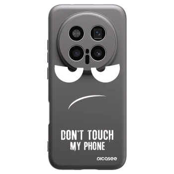 Picasee silikonowe czarne etui na Honor Magic8 Pro 5G - Don't Touch My Phone