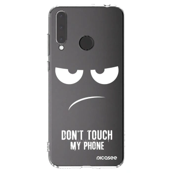 Picasee silikonowe przeźroczyste etui na Honor 20 Lite - Don't Touch My Phone