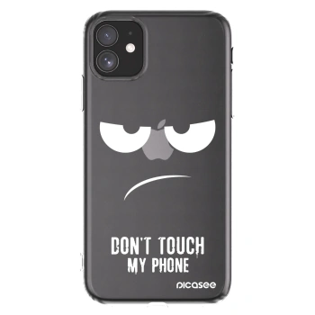 Picasee silikonowe przeźroczyste etui na Apple iPhone 11 - Don't Touch My Phone