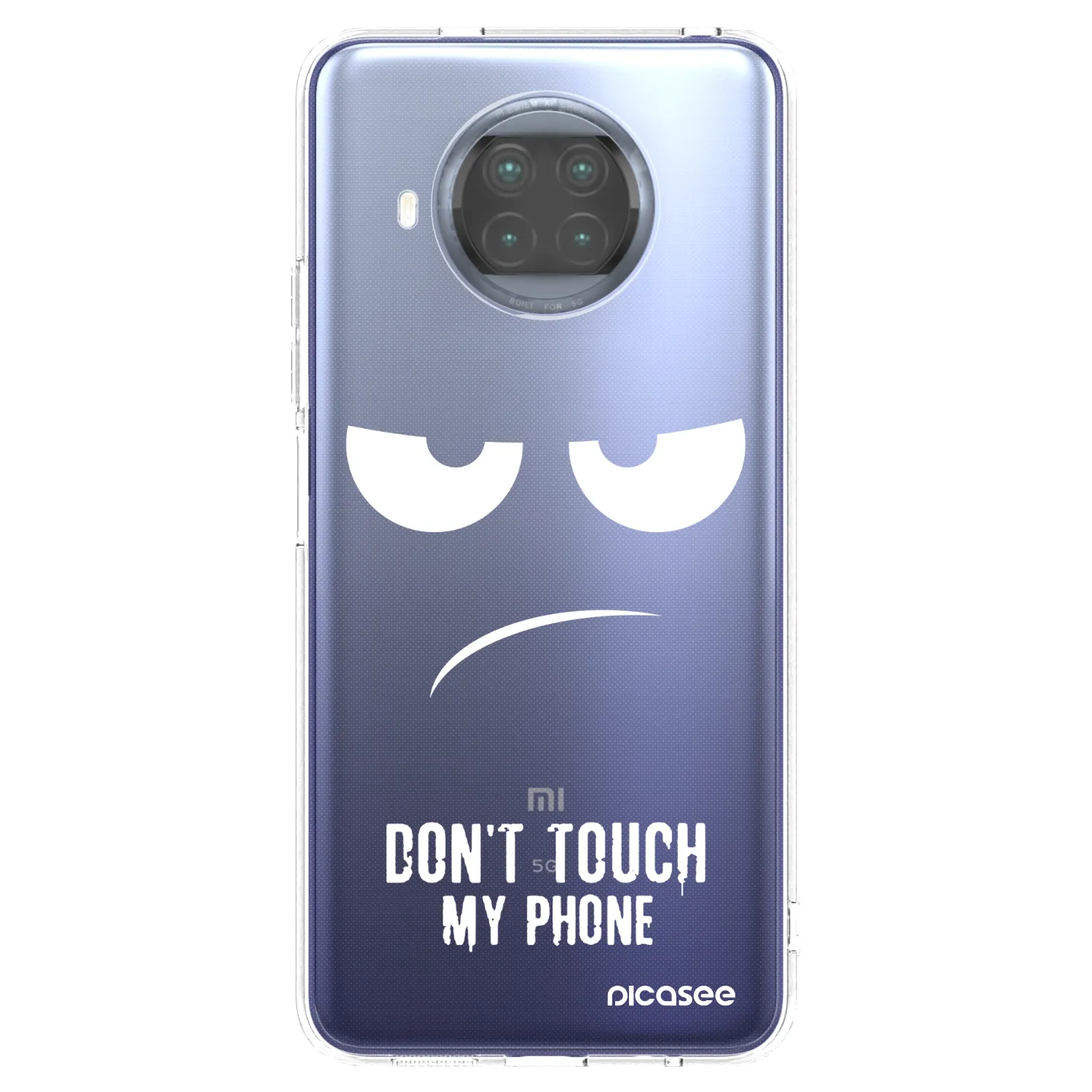 Picasee silikonowe przeźroczyste etui na Xiaomi Mi 10T Lite - Don't Touch My Phone