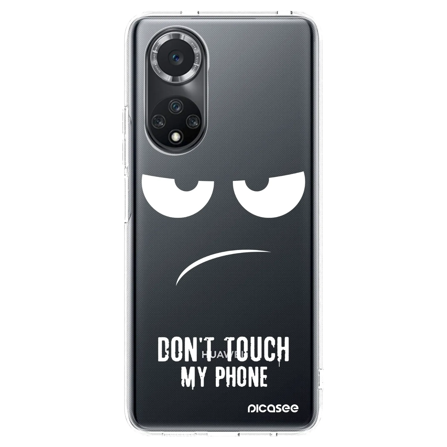 Picasee silikonowe przeźroczyste etui na Huawei Nova 9 SE - Don't Touch My Phone