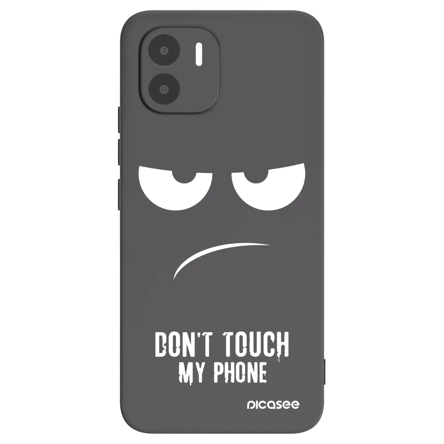 Picasee silikonowe czarne etui na Xiaomi Redmi A1 - Don't Touch My Phone