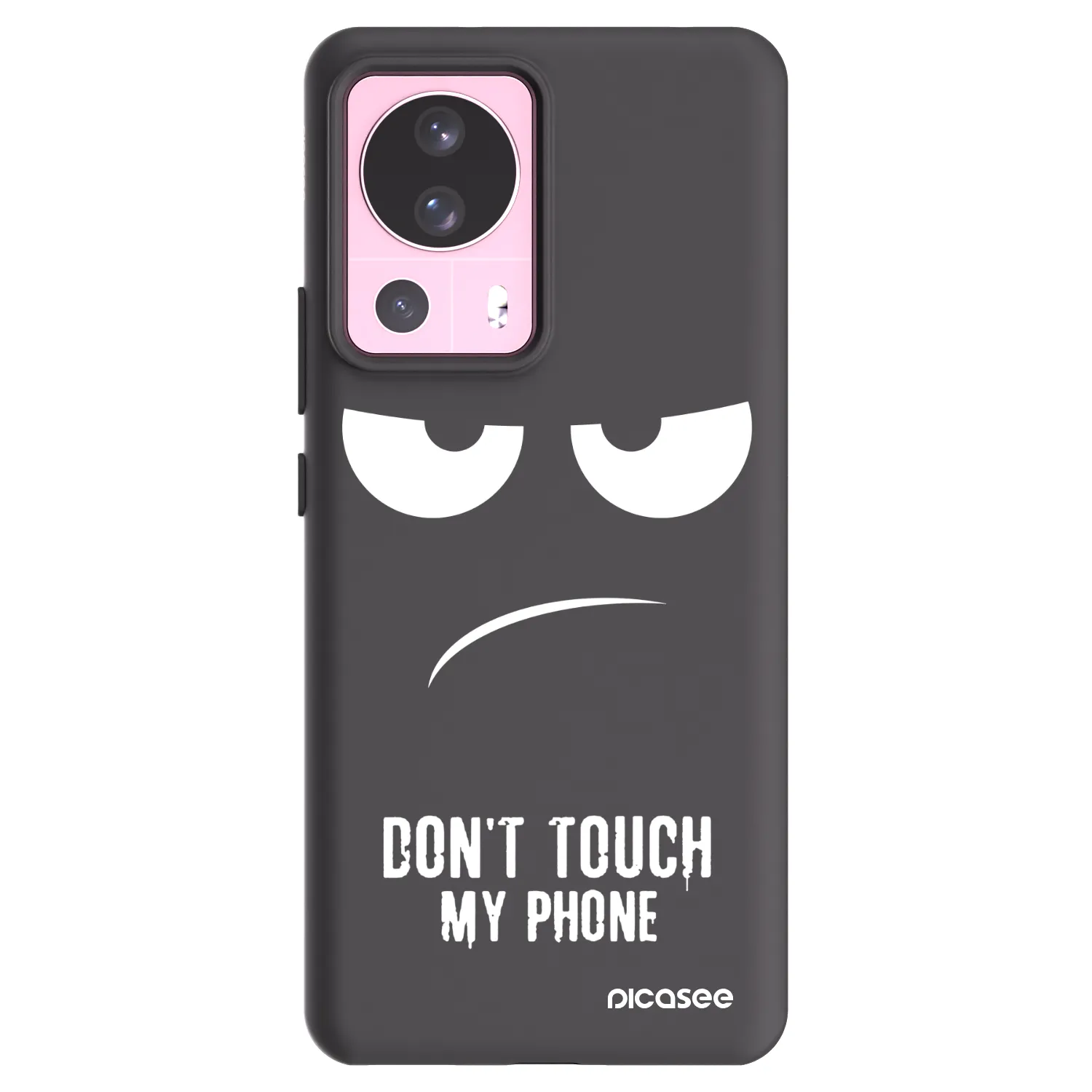 Picasee silikonowe czarne etui na Xiaomi 13 Lite - Don't Touch My Phone