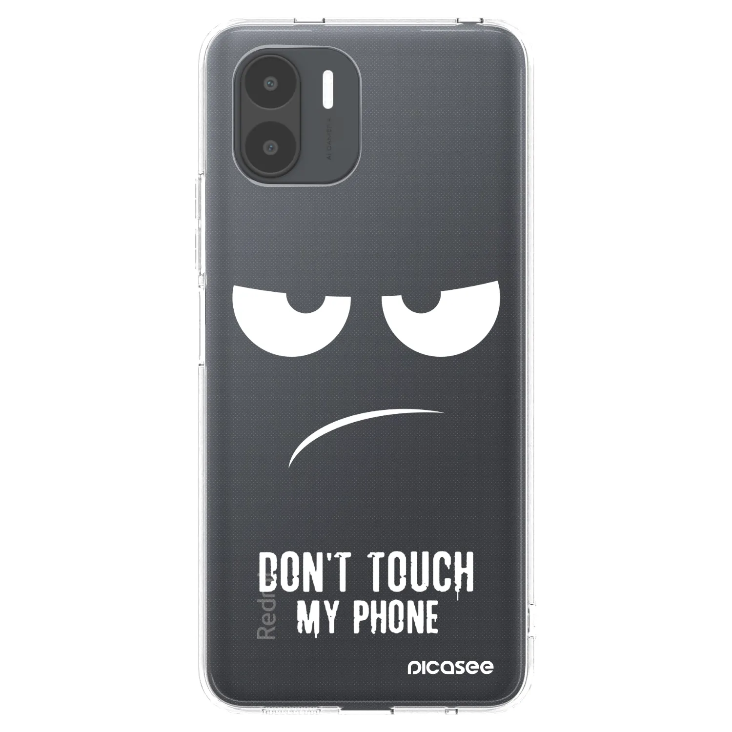 Picasee silikonowe przeźroczyste etui na Xiaomi Redmi A2 - Don't Touch My Phone