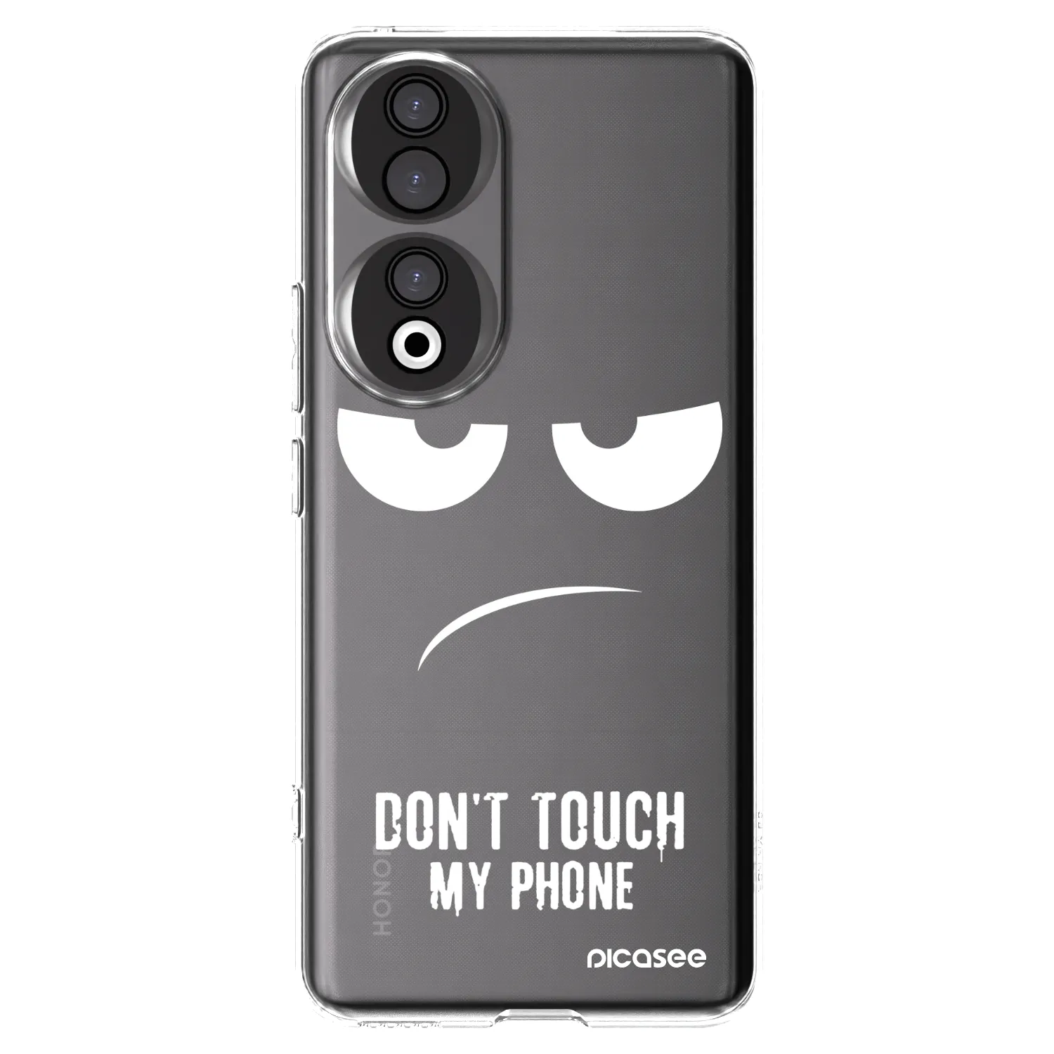 Picasee silikonowe przeźroczyste etui na Honor 90 5G - Don't Touch My Phone