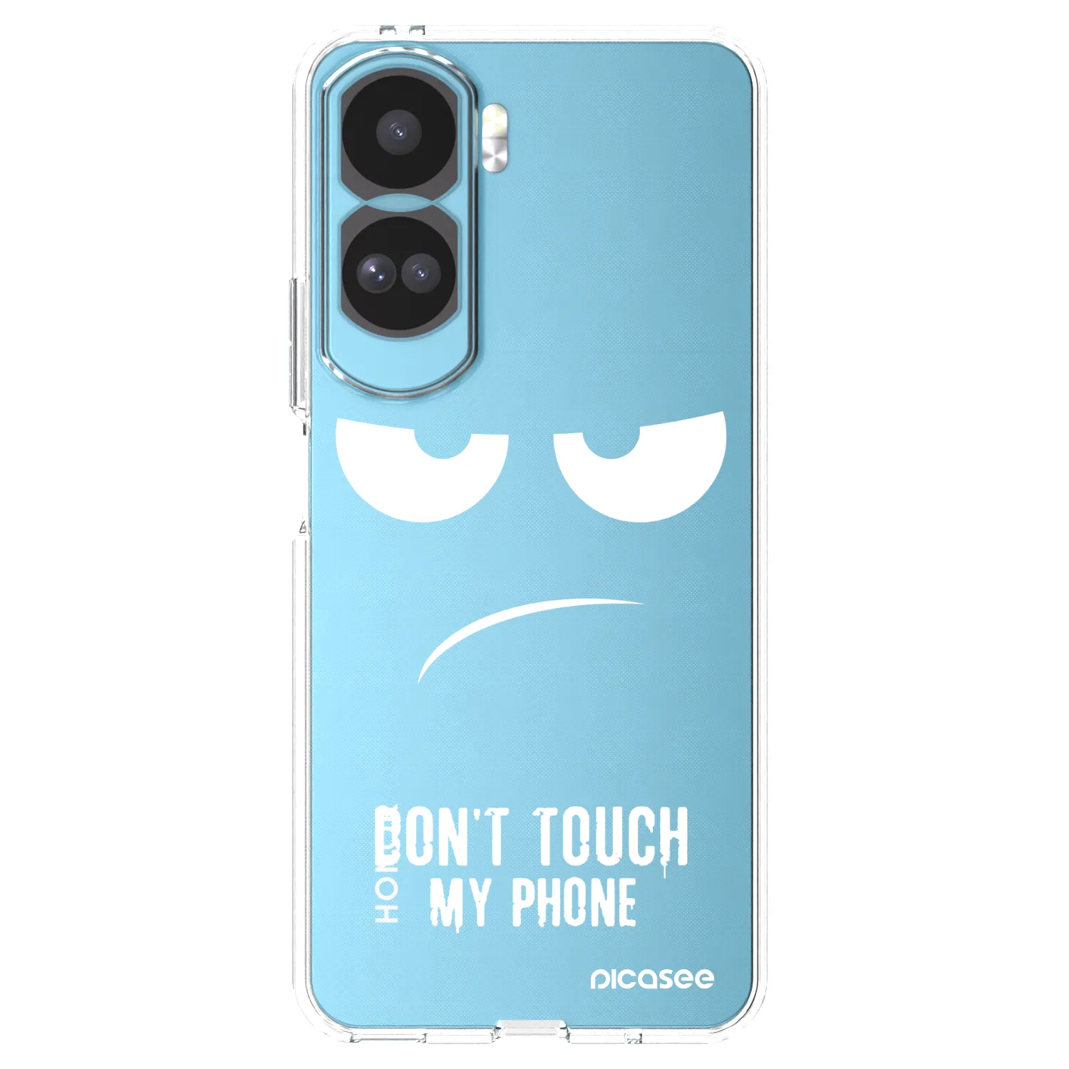 Picasee silikonowe przeźroczyste etui na Honor 90 Lite 5G - Don't Touch My Phone