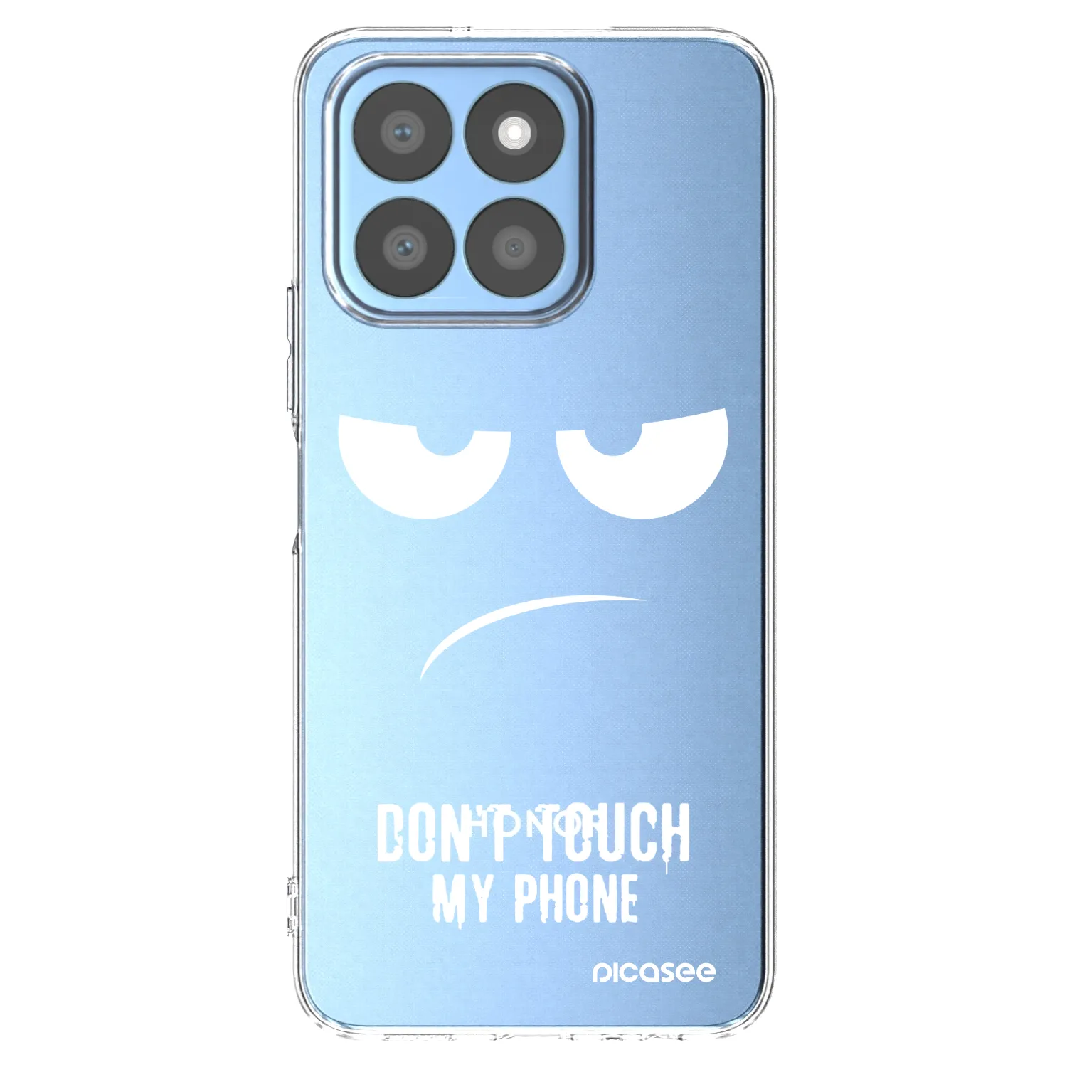 Picasee silikonowe przeźroczyste etui na Honor X8b - Don't Touch My Phone