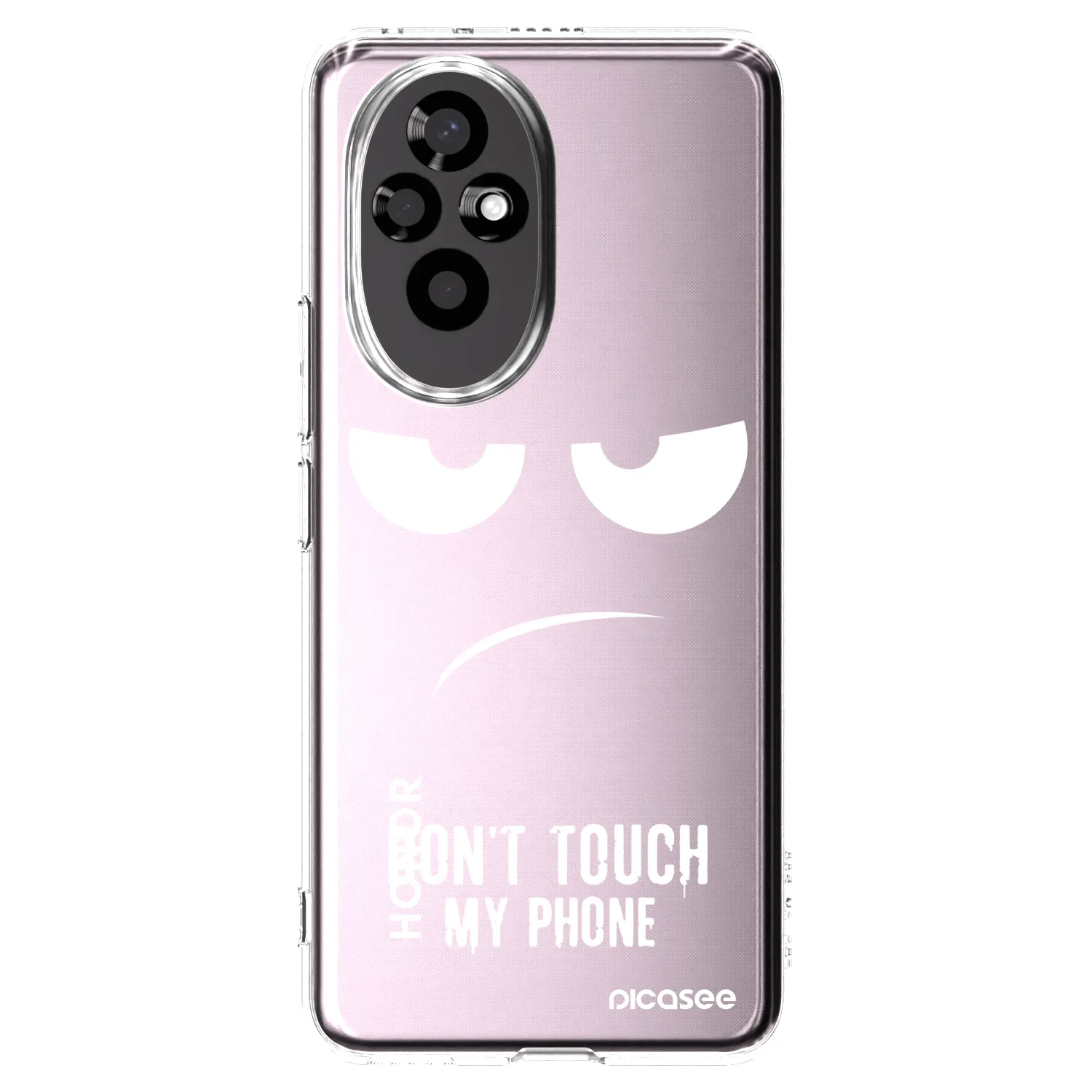 Picasee silikonowe przeźroczyste etui na Honor 200 Pro 5G - Don't Touch My Phone