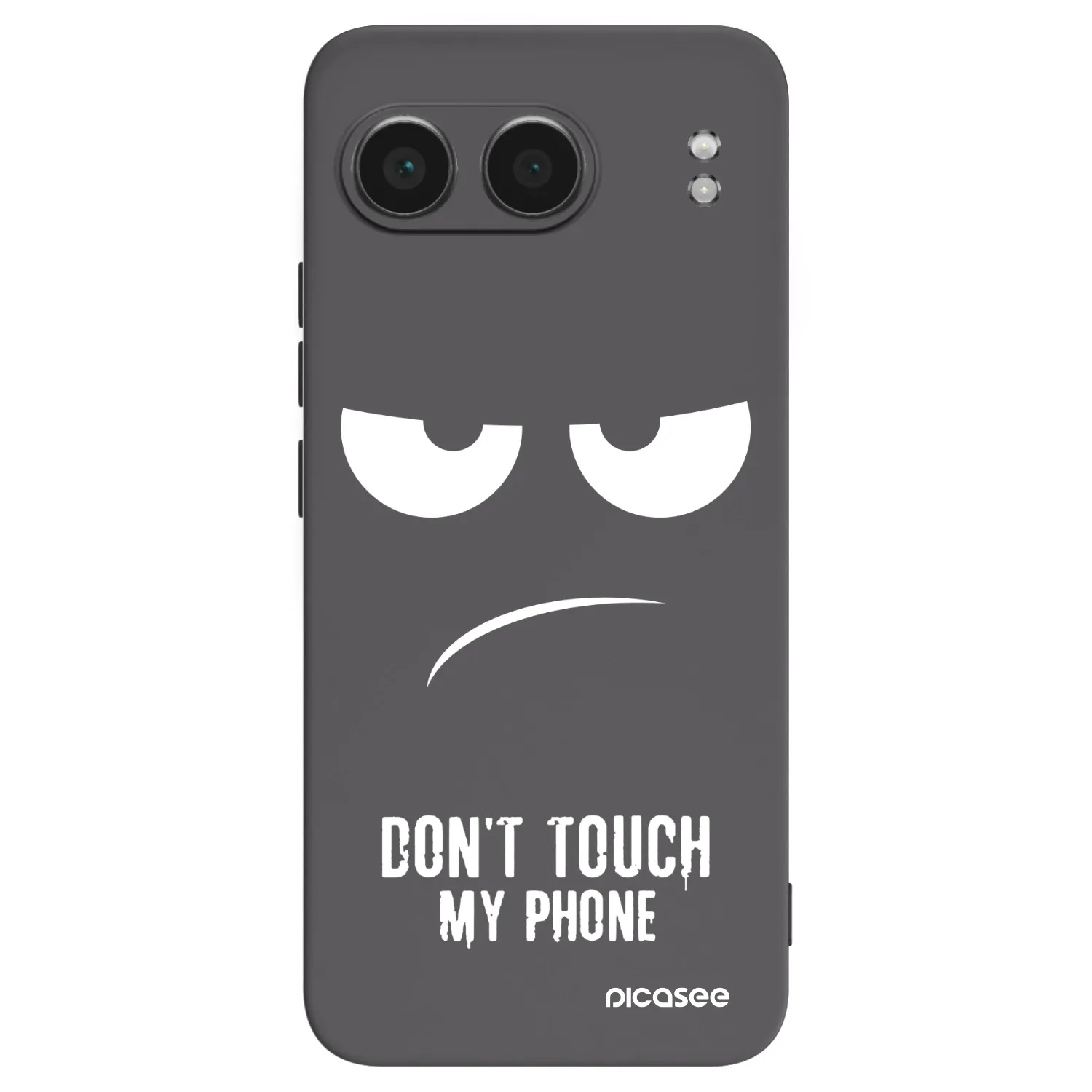Picasee silikonowe czarne etui na OnePlus Nord 4 - Don't Touch My Phone