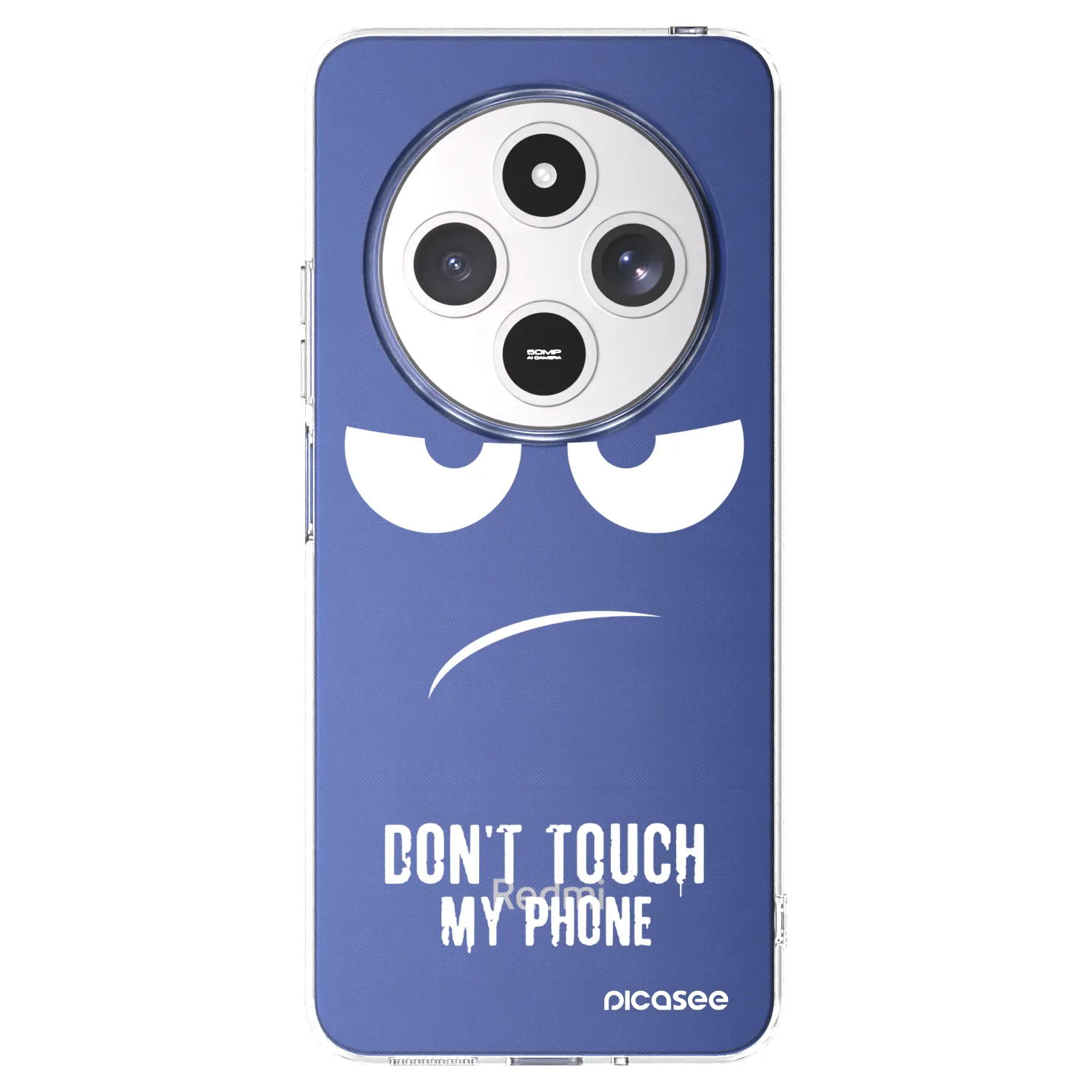 Picasee silikonowe przeźroczyste etui na Xiaomi Redmi 14C - Don't Touch My Phone