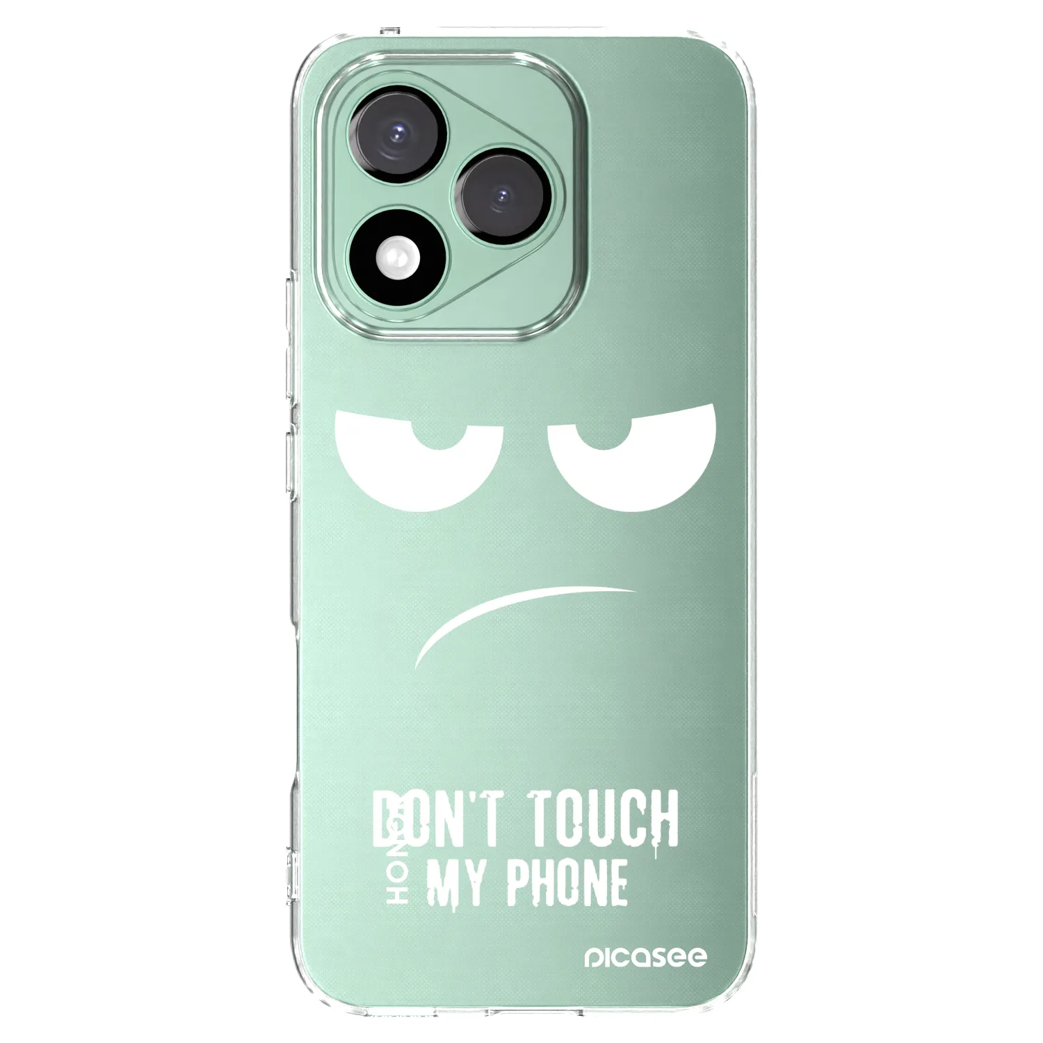 Picasee silikonowe przeźroczyste etui na Honor 400 Lite 5G - Don't Touch My Phone