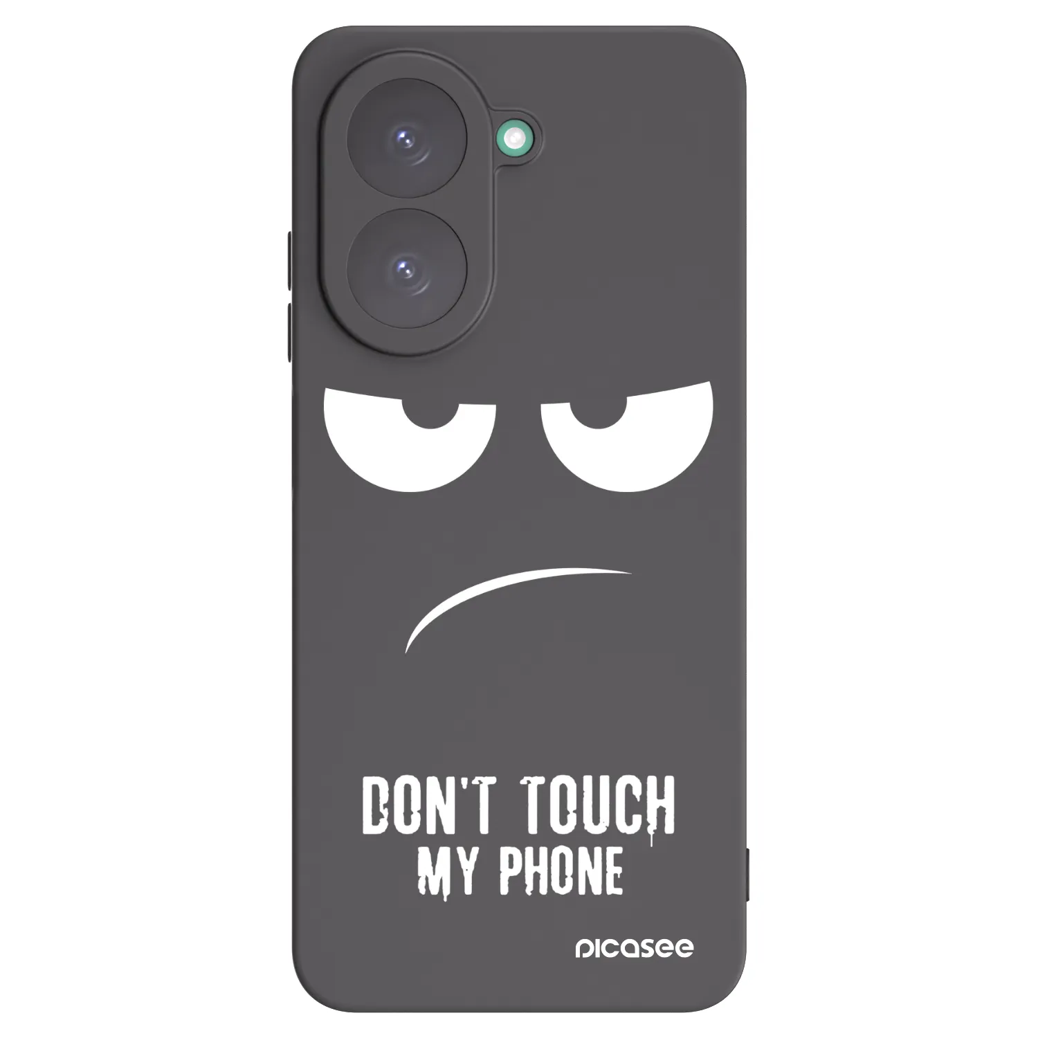 Picasee silikonowe czarne etui na Xiaomi Redmi A5 - Don't Touch My Phone