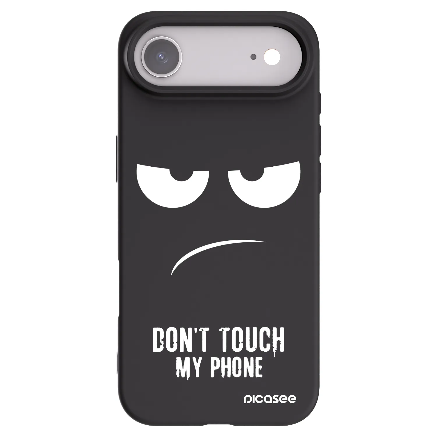 Picasee silikonowe czarne etui na Apple iPhone Air - Don't Touch My Phone