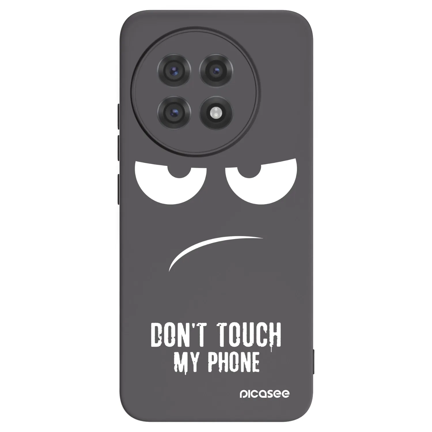 Picasee silikonowe czarne etui na OnePlus 13R 5G - Don't Touch My Phone