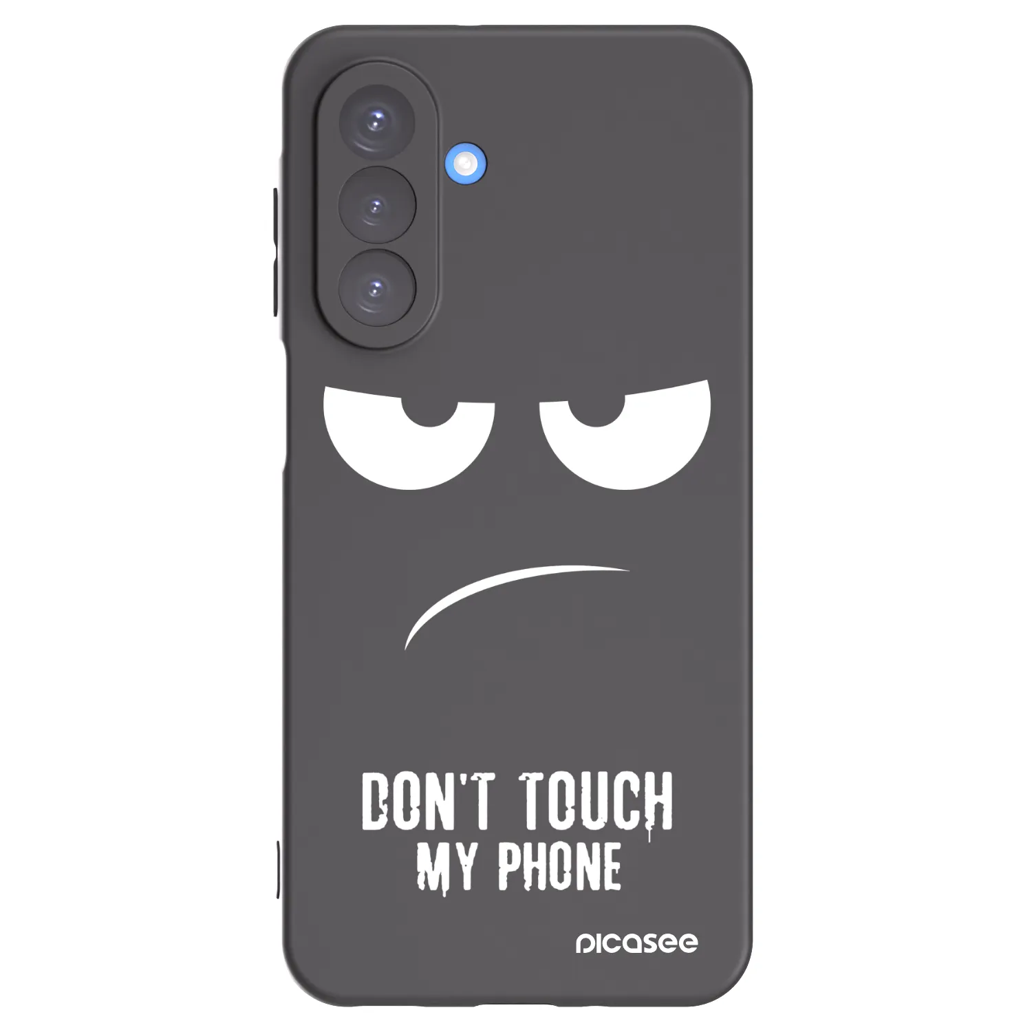 Picasee silikonowe czarne etui na Samsung Galaxy A17 5G - Don't Touch My Phone