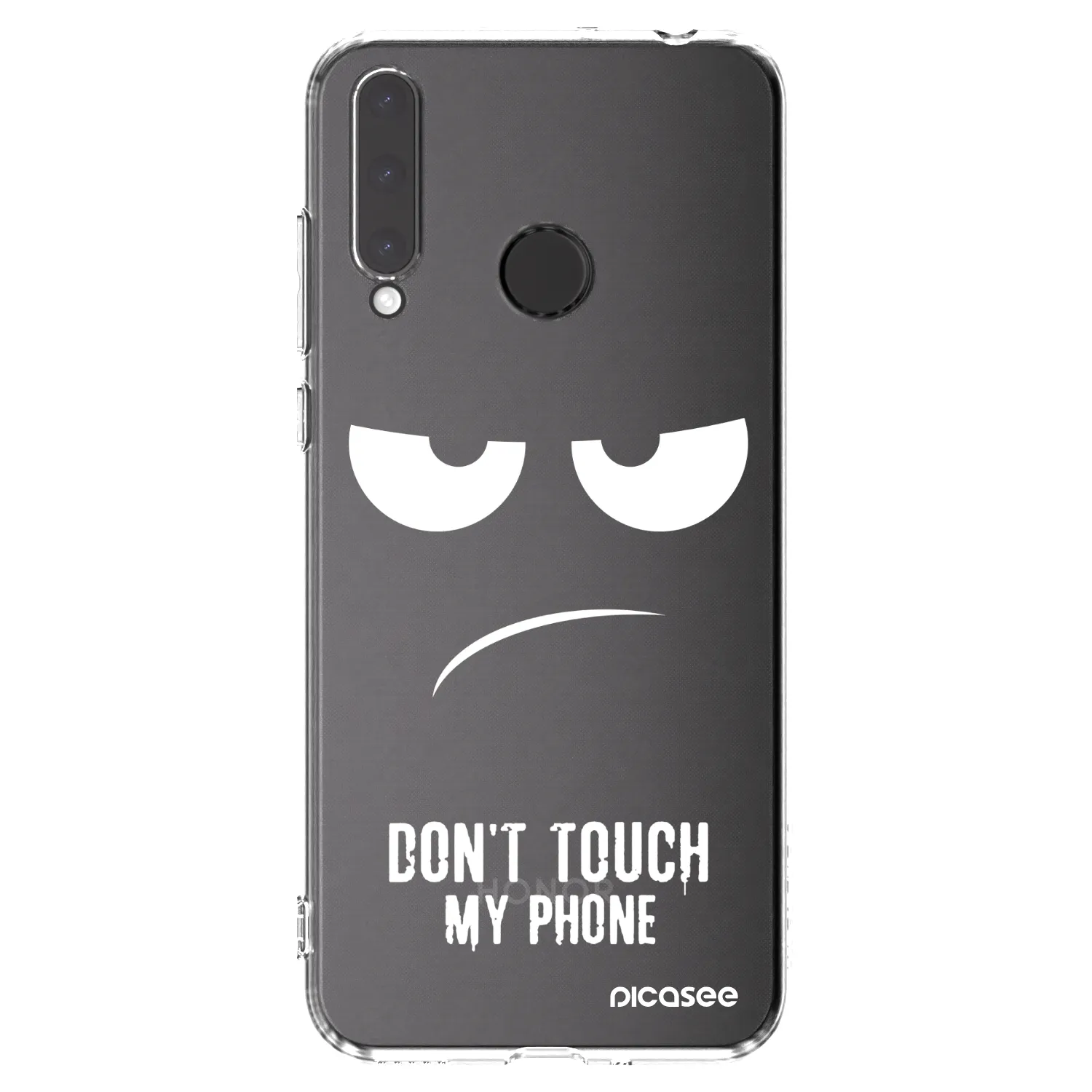 Picasee silikonowe przeźroczyste etui na Honor 20 Lite - Don't Touch My Phone