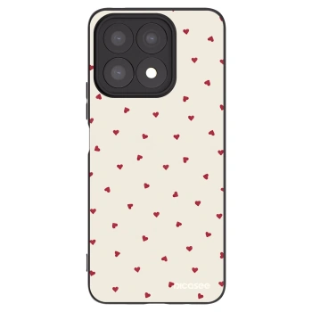 Picasee silikonowe czarne etui na Honor X8a - Little Love