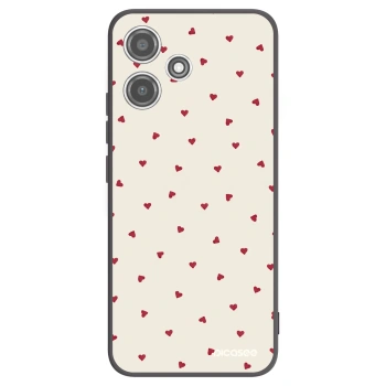 Picasee silikonowe czarne etui na Xiaomi Redmi 12 5G - Little Love