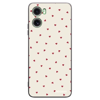 Picasee silikonowe czarne etui na Motorola Moto G06 - Little Love