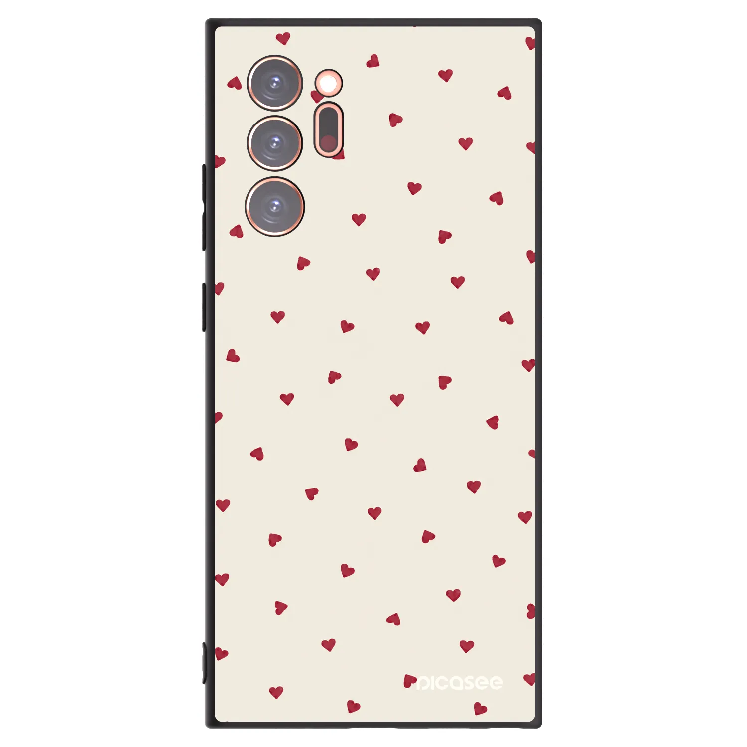 Picasee silikonowe czarne etui na Samsung Galaxy Note 20 Ultra - Little Love