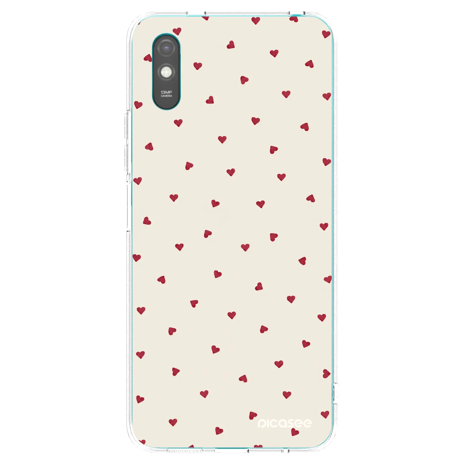 Picasee silikonowe przeźroczyste etui na Xiaomi Redmi 9A - Little Love