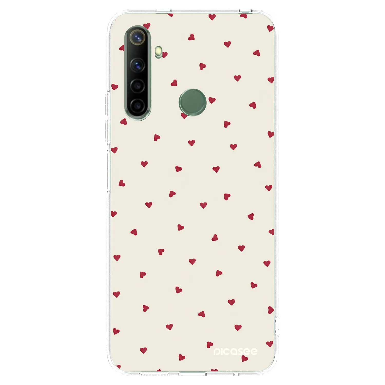 Picasee silikonowe przeźroczyste etui na Realme 6i - Little Love