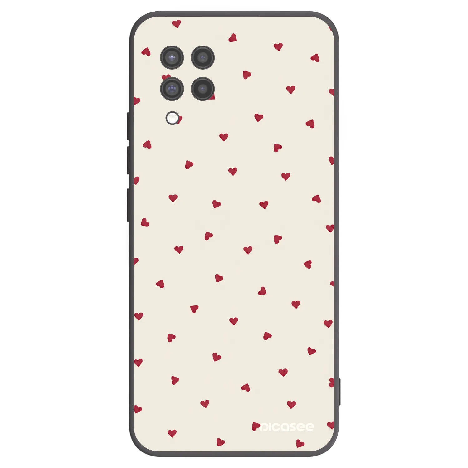 Picasee silikonowe czarne etui na Samsung Galaxy A42 A426B - Little Love
