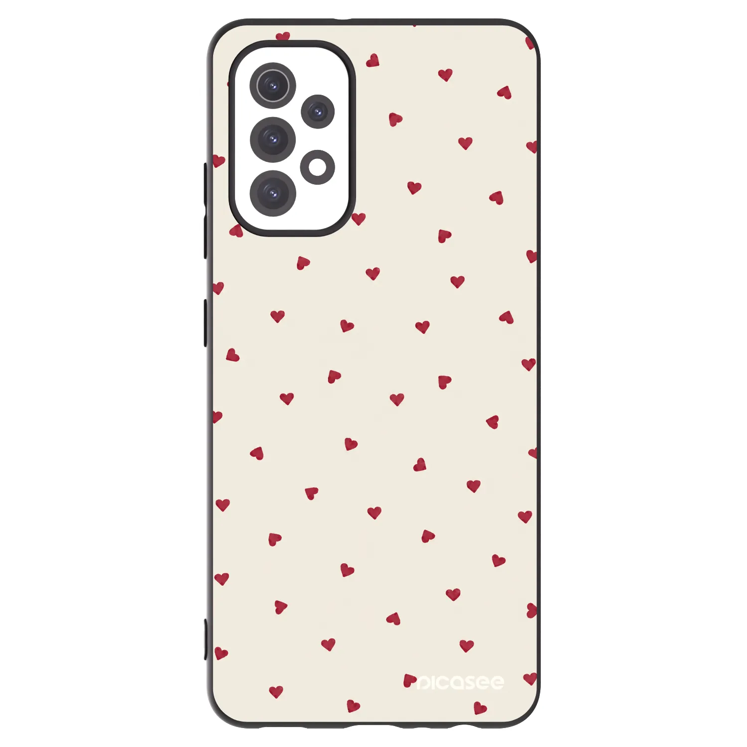 Picasee silikonowe czarne etui na Samsung Galaxy A32 5G A326B - Little Love