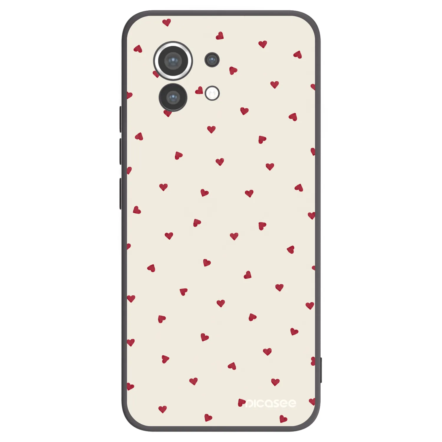 Picasee silikonowe czarne etui na Xiaomi Mi 11 - Little Love