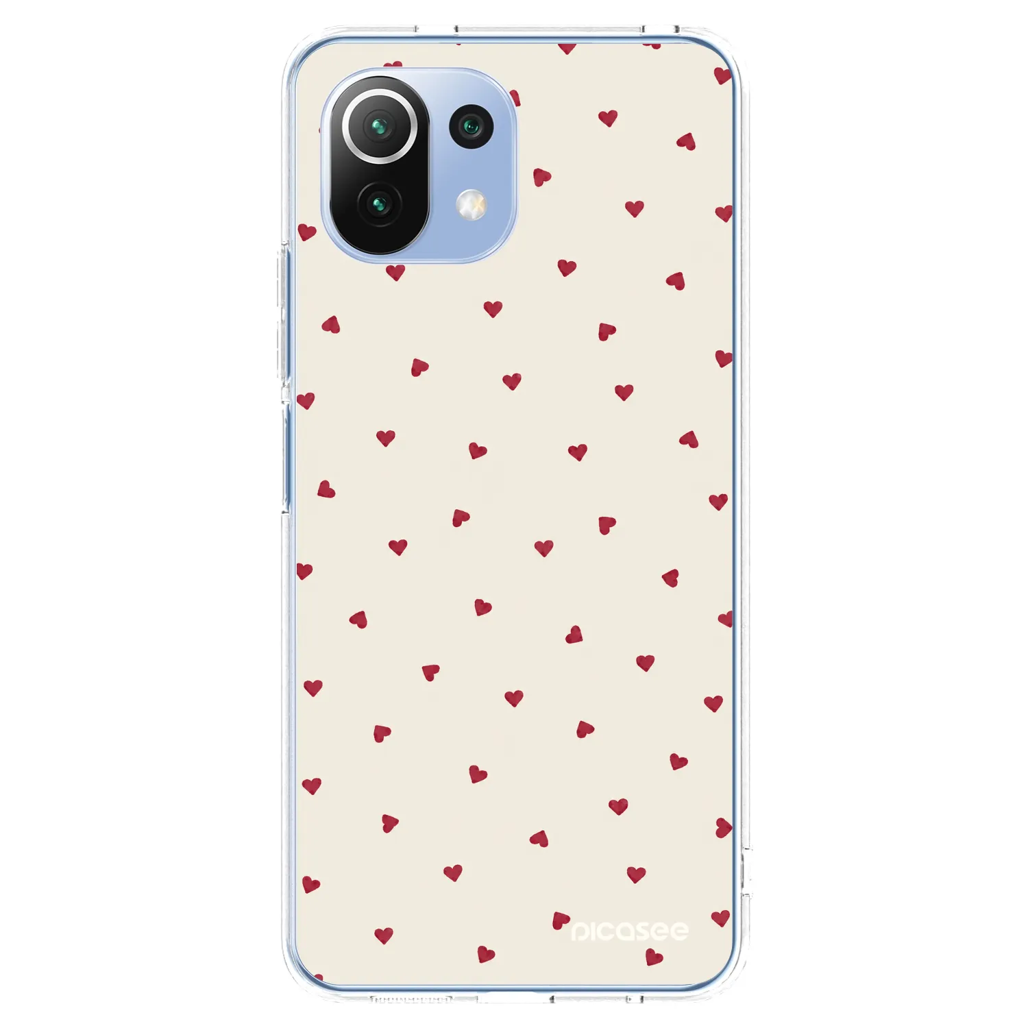 Picasee silikonowe przeźroczyste etui na Xiaomi Mi 11 Lite - Little Love