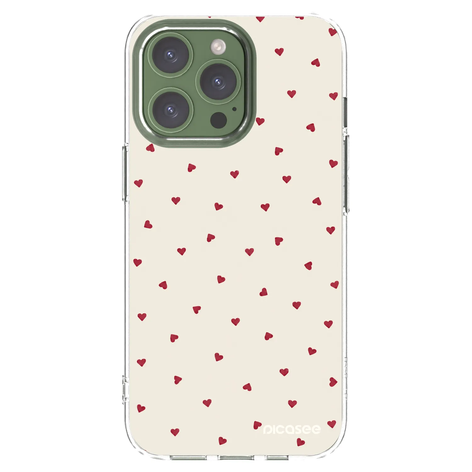 Picasee silikonowe przeźroczyste etui na Apple iPhone 13 Pro - Little Love