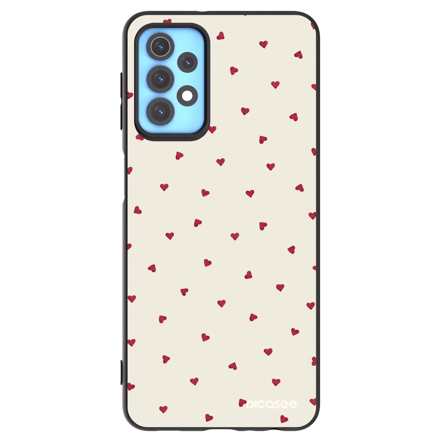 Picasee silikonowe czarne etui na Samsung Galaxy A32 4G SM-A325F - Little Love