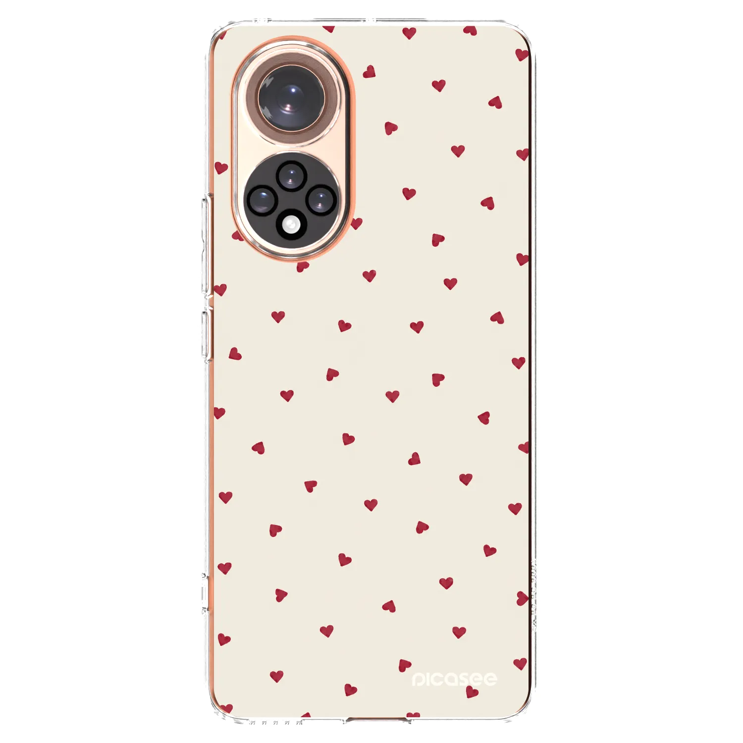 Picasee silikonowe przeźroczyste etui na Honor 50 5G - Little Love