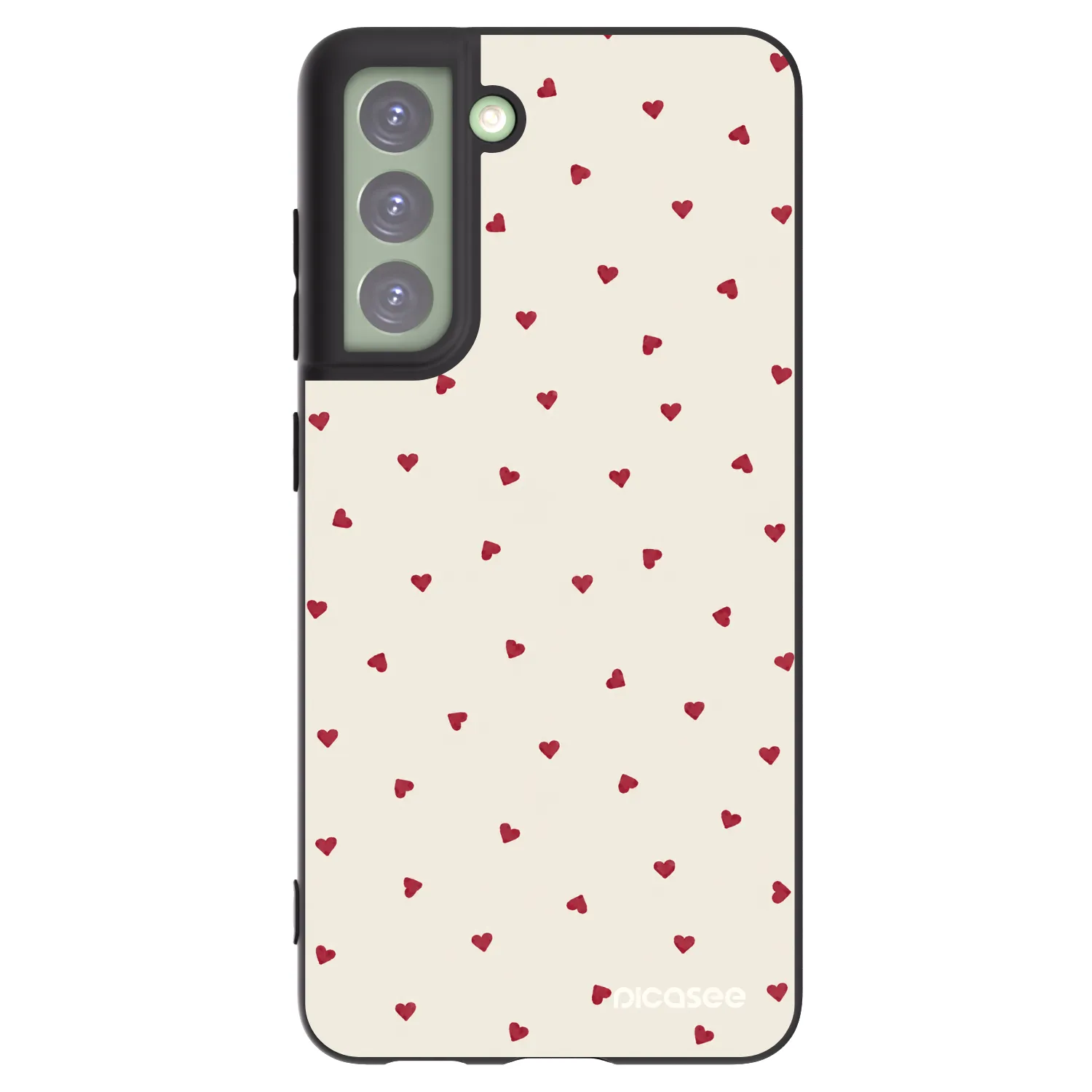 Picasee silikonowe czarne etui na Samsung Galaxy S21 FE 5G - Little Love