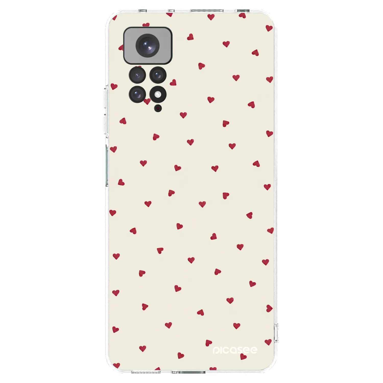 Picasee silikonowe przeźroczyste etui na Xiaomi Redmi Note 11S 4G - Little Love