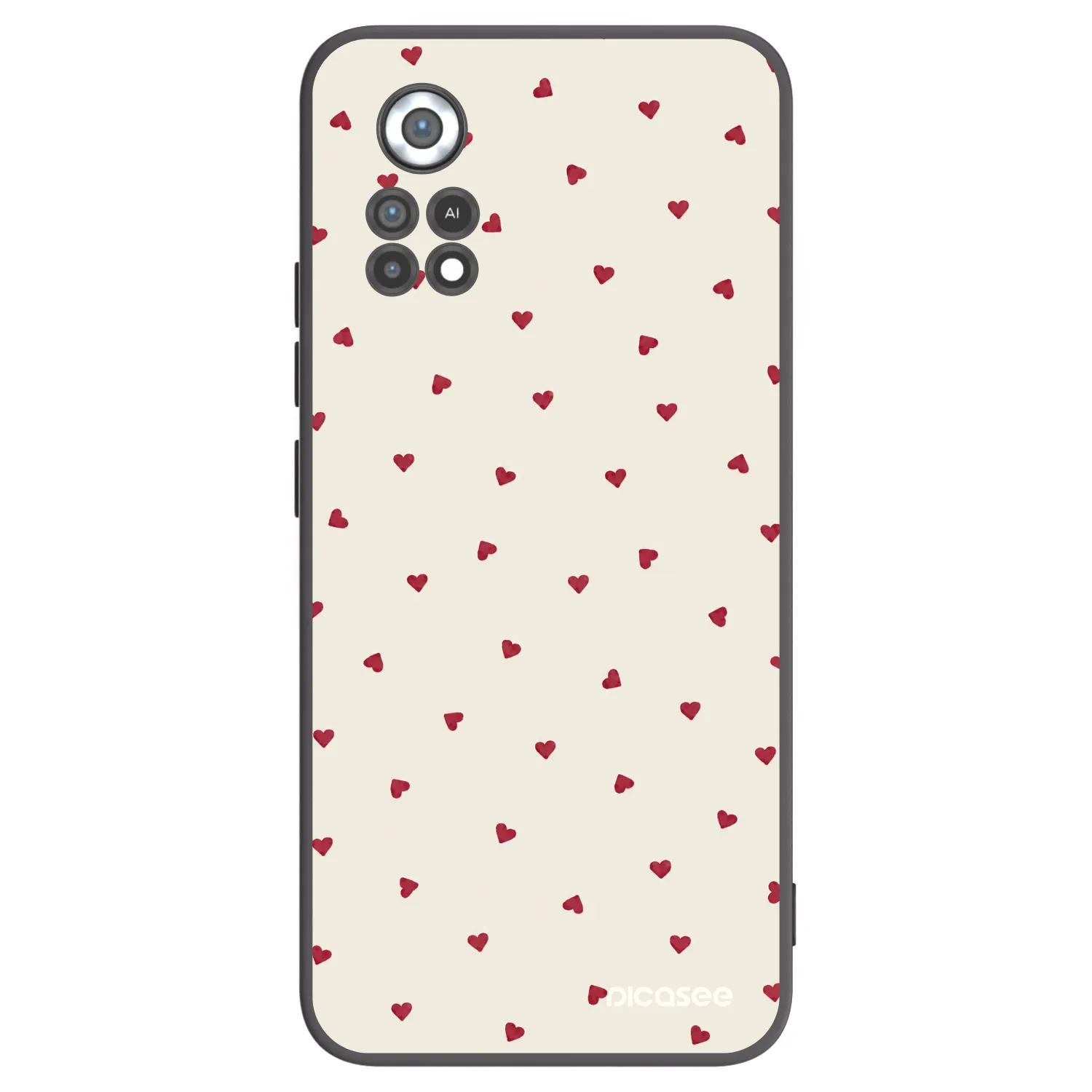 Picasee silikonowe czarne etui na Xiaomi Poco X4 Pro 5G - Little Love
