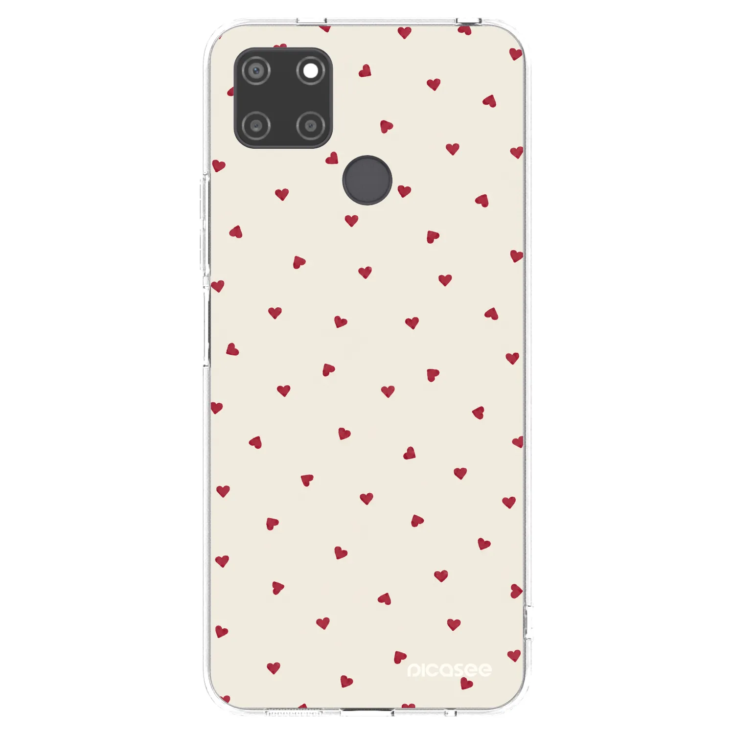 Picasee silikonowe przeźroczyste etui na Realme C21Y - Little Love