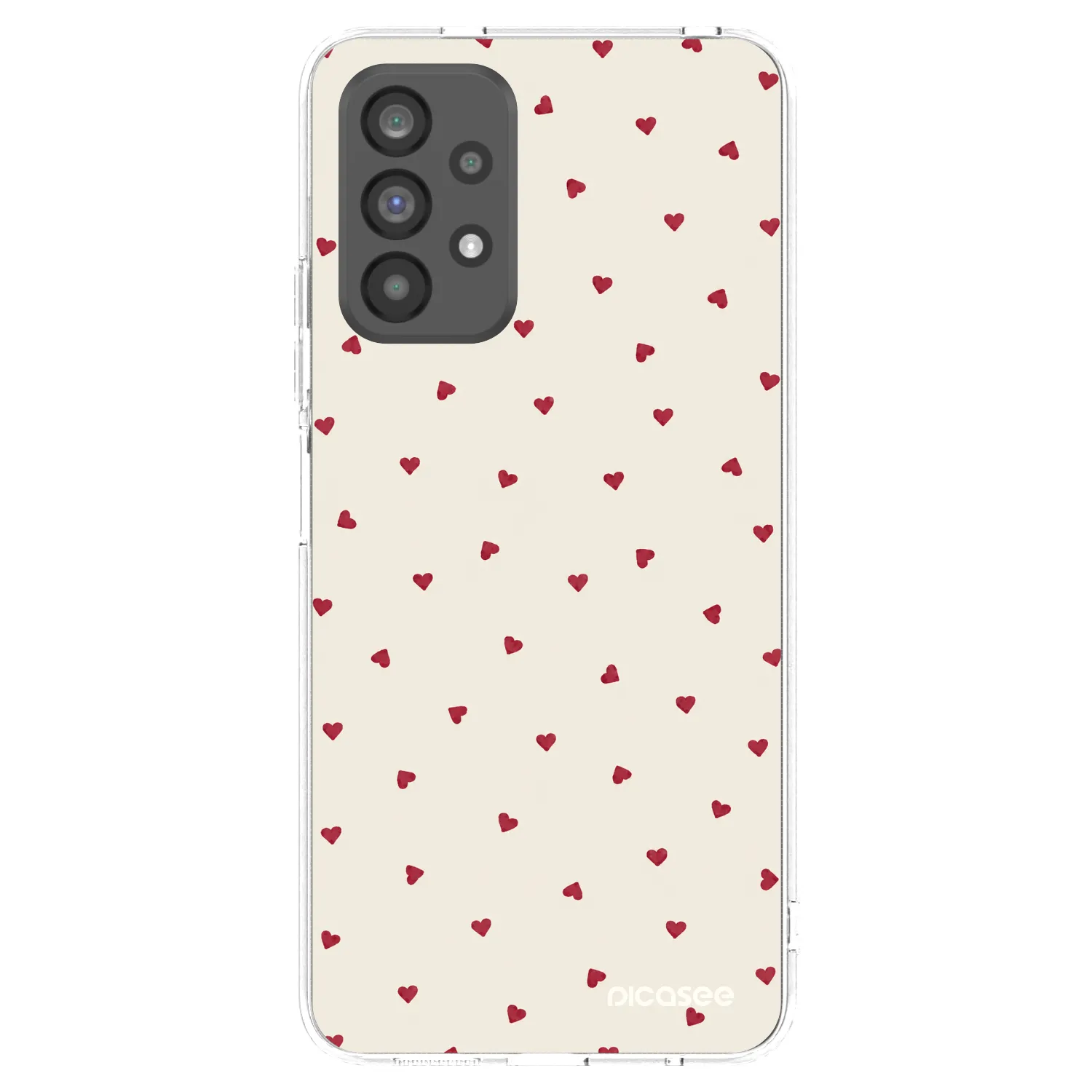 Picasee silikonowe przeźroczyste etui na Samsung Galaxy A73 5G - Little Love