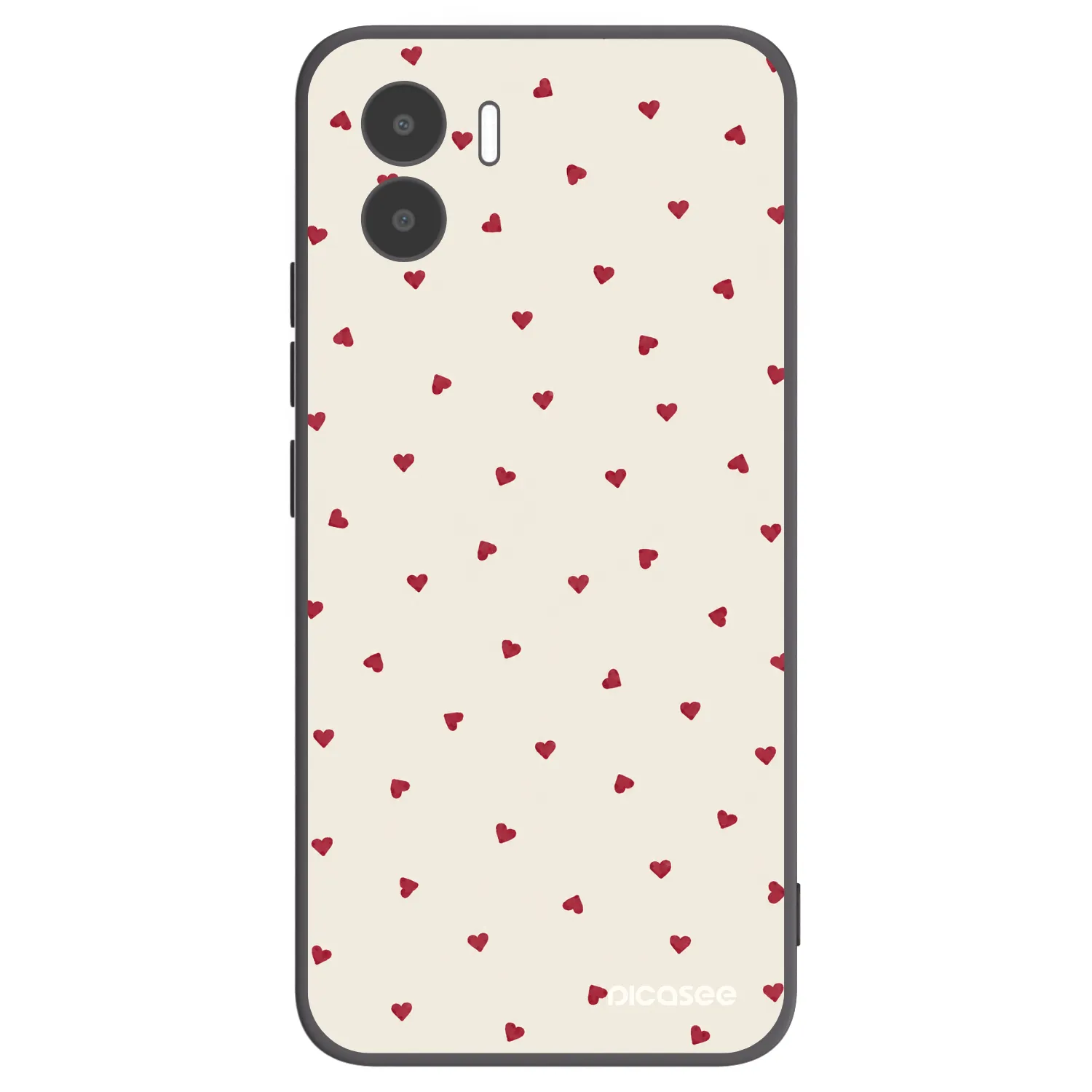 Picasee silikonowe czarne etui na Xiaomi Redmi A1 - Little Love