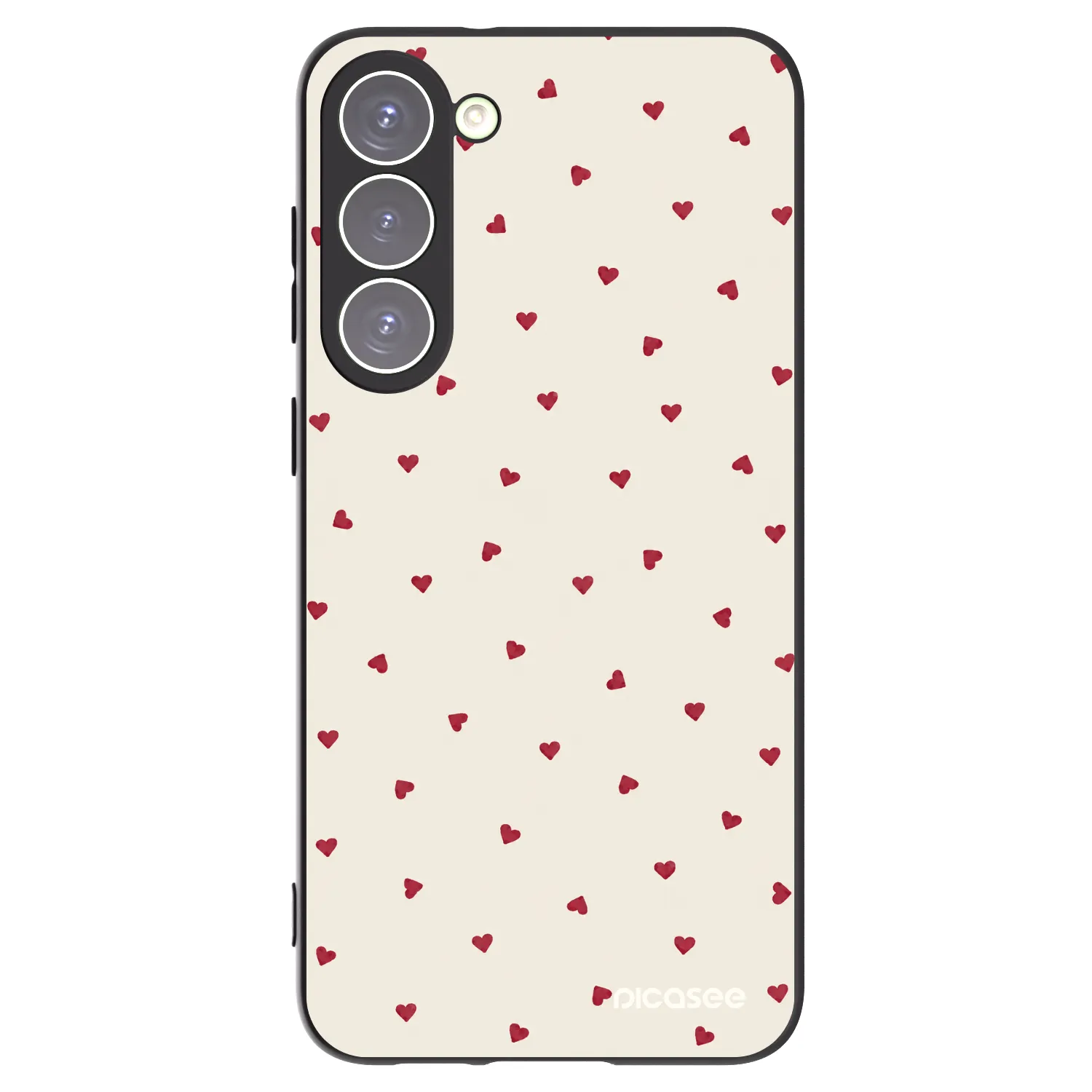 Picasee silikonowe czarne etui na Samsung Galaxy S23+ 5G - Little Love