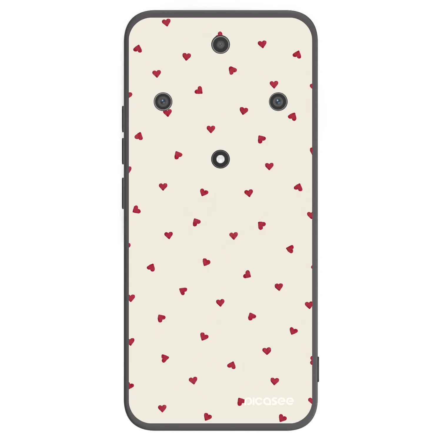 Picasee silikonowe czarne etui na Honor Magic5 Lite 5G - Little Love