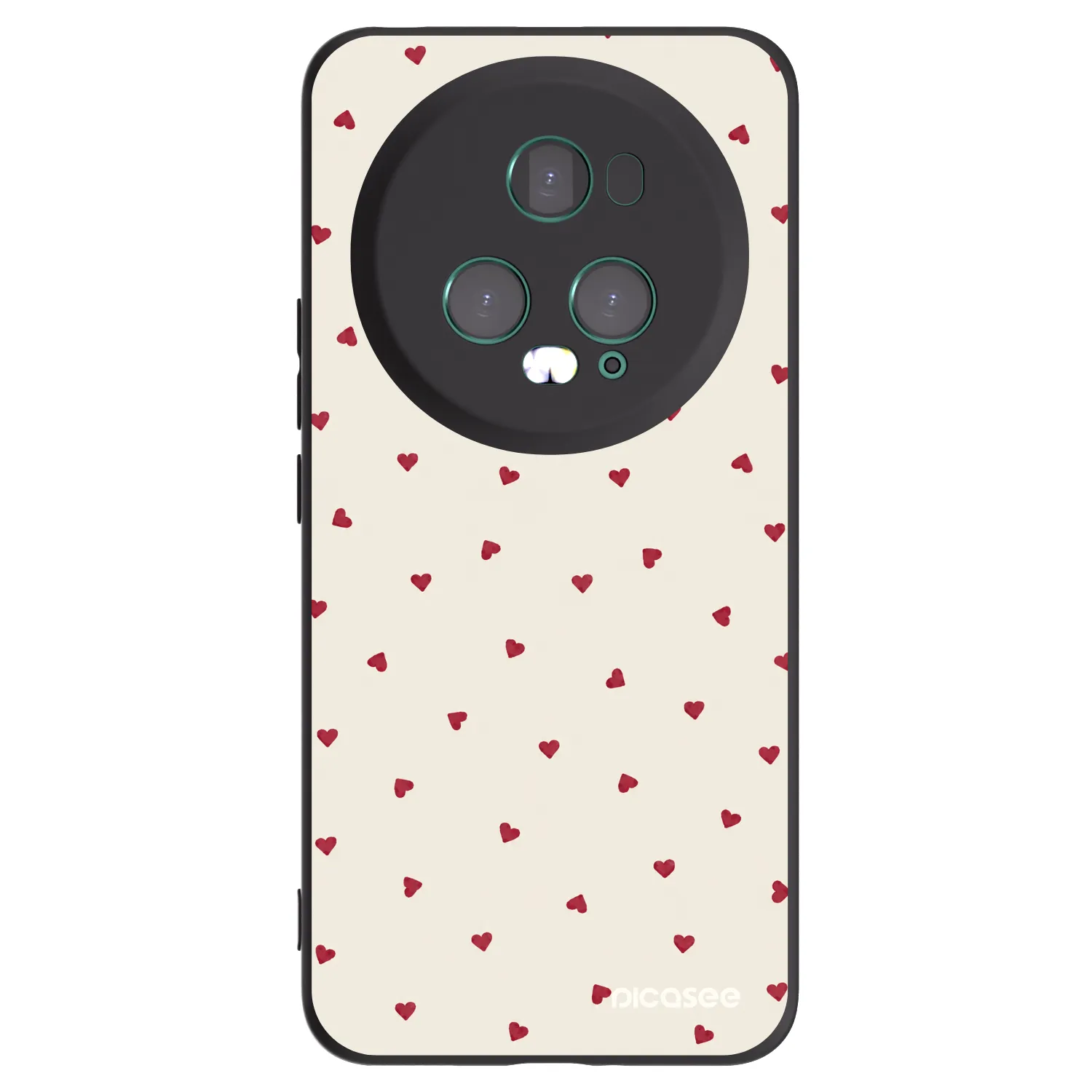 Picasee silikonowe czarne etui na Honor Magic5 Pro - Little Love