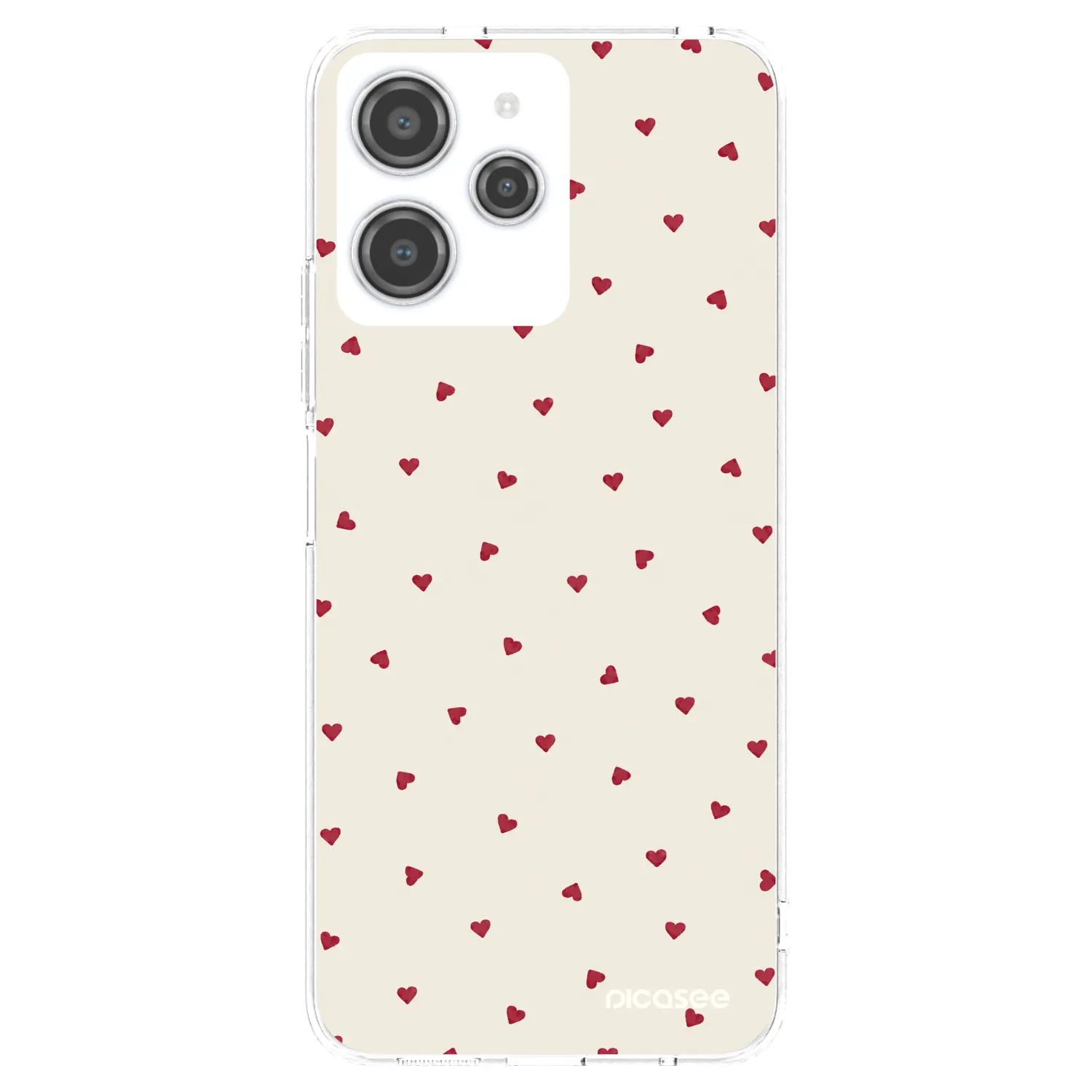 Picasee silikonowe przeźroczyste etui na Xiaomi Redmi 12 4G - Little Love