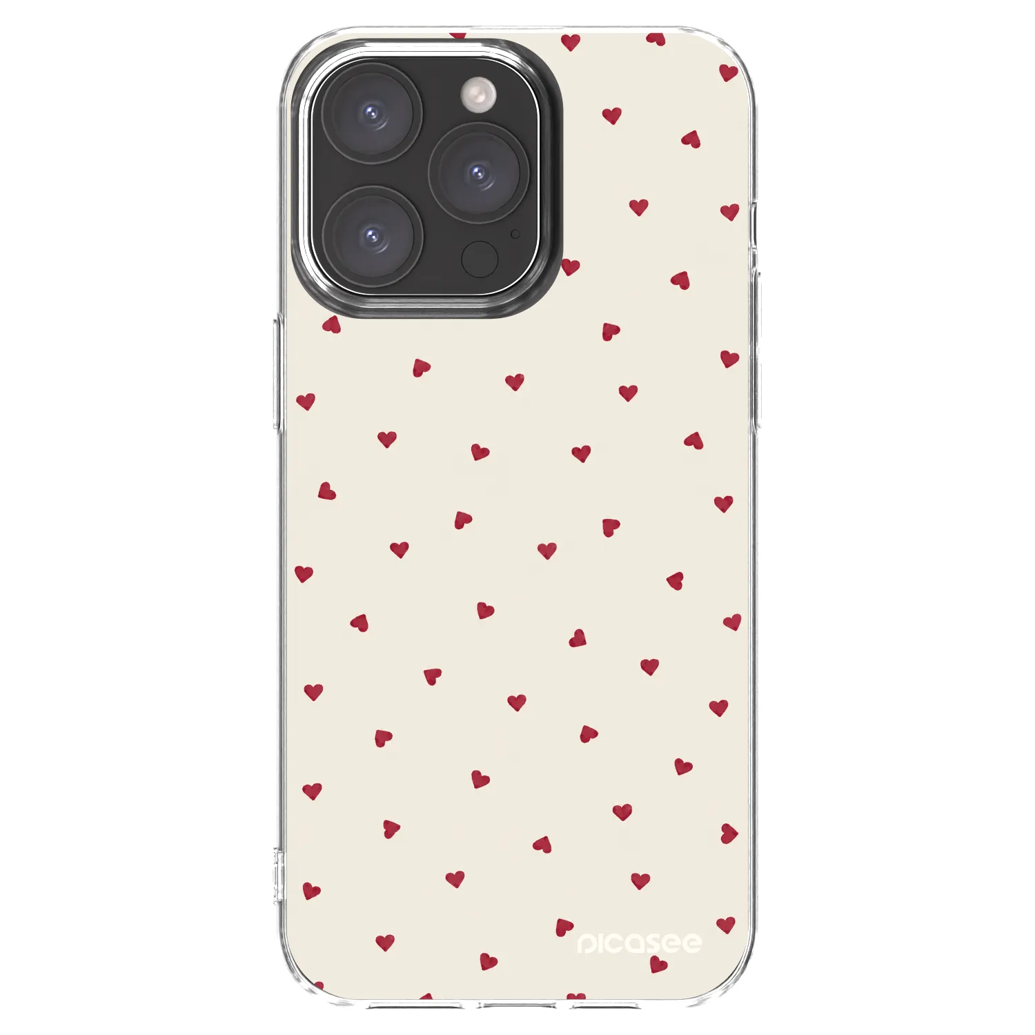 Picasee silikonowe przeźroczyste etui na Apple iPhone 15 Pro Max - Little Love