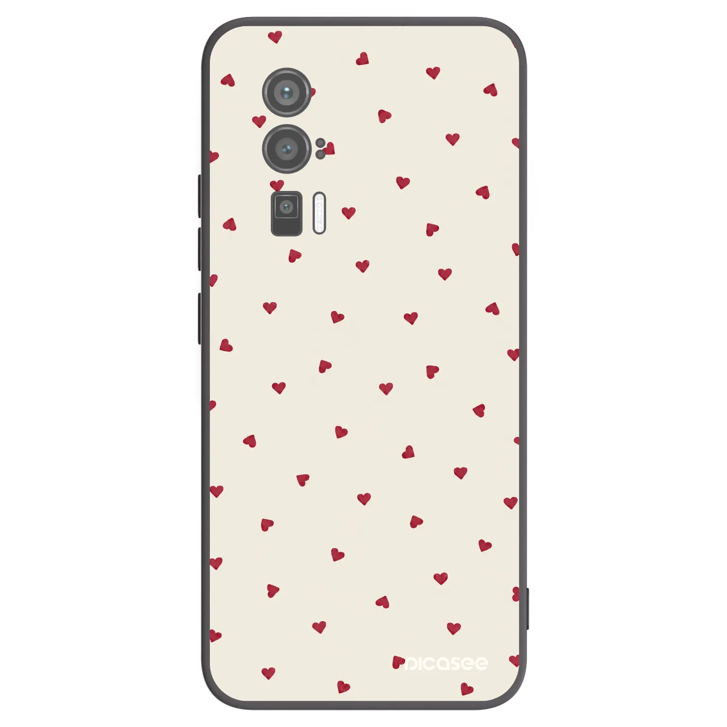 Picasee silikonowe czarne etui na Xiaomi Poco F5 Pro 5G - Little Love