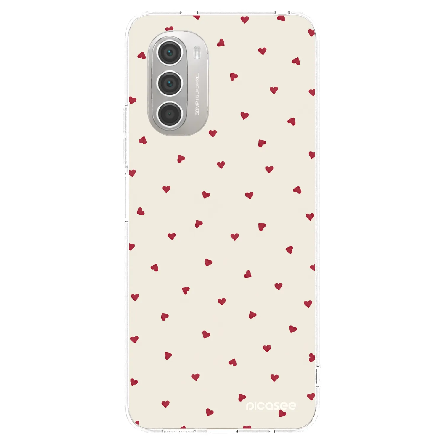 Picasee silikonowe przeźroczyste etui na Motorola Moto G51 - Little Love