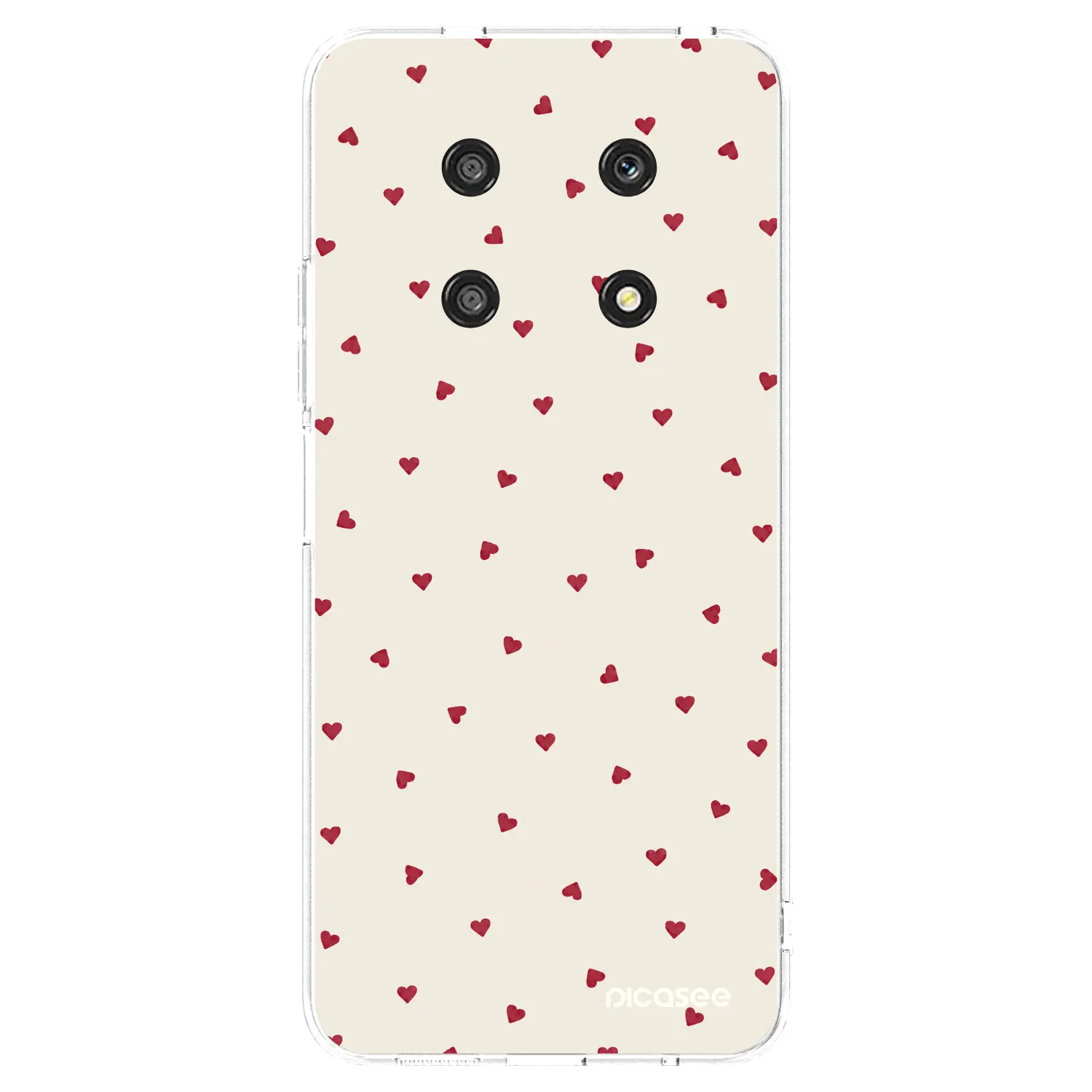 Picasee silikonowe przeźroczyste etui na Honor Magic4 Lite 5G - Little Love