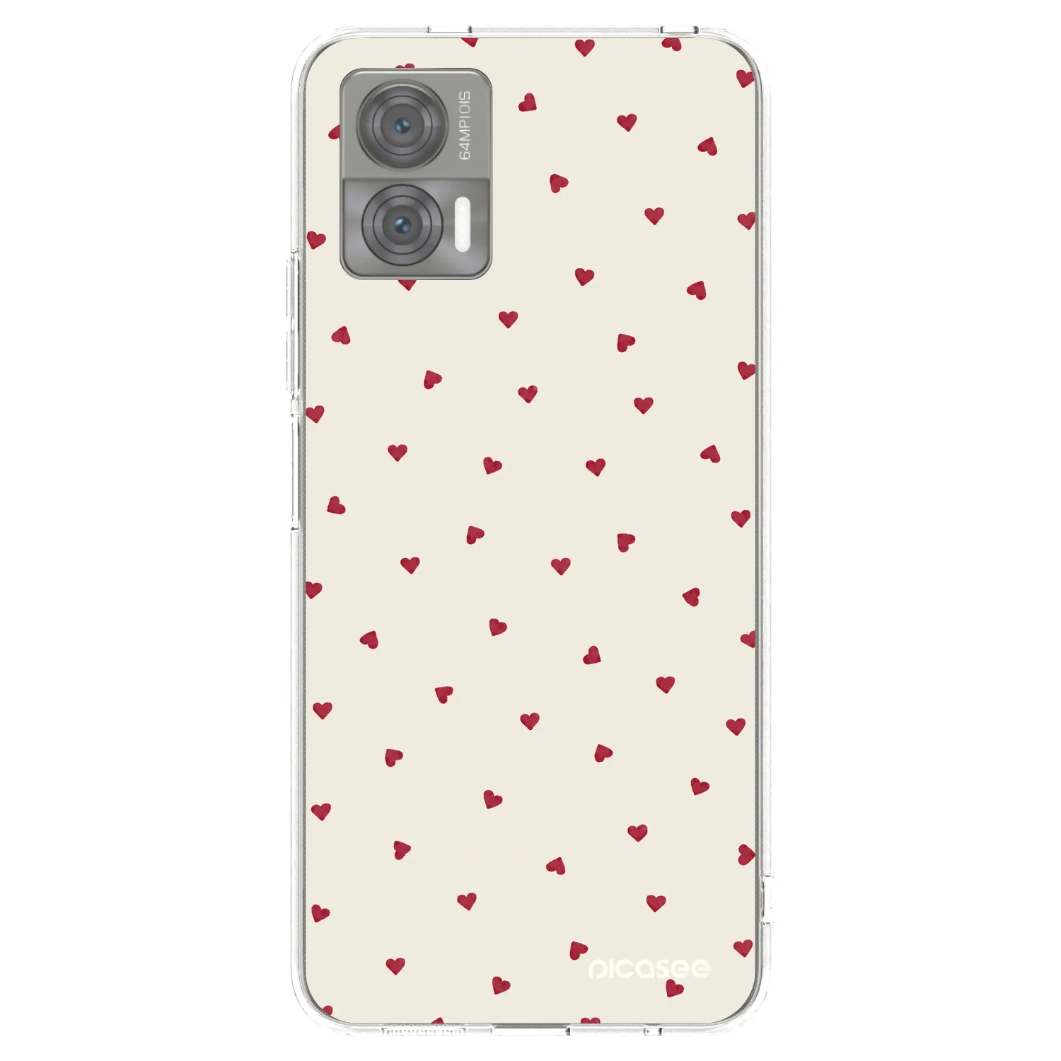 Picasee silikonowe przeźroczyste etui na Motorola Edge 30 Neo - Little Love